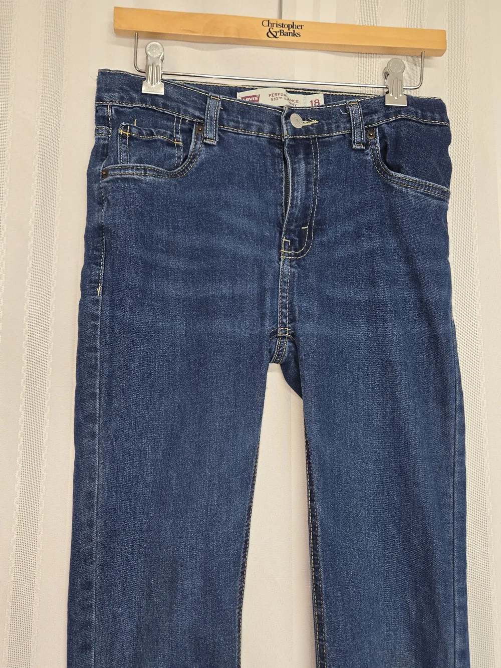 LEVI'S PERFORMANCE 510 SKINNY BOY'S JEANS SIZE 18